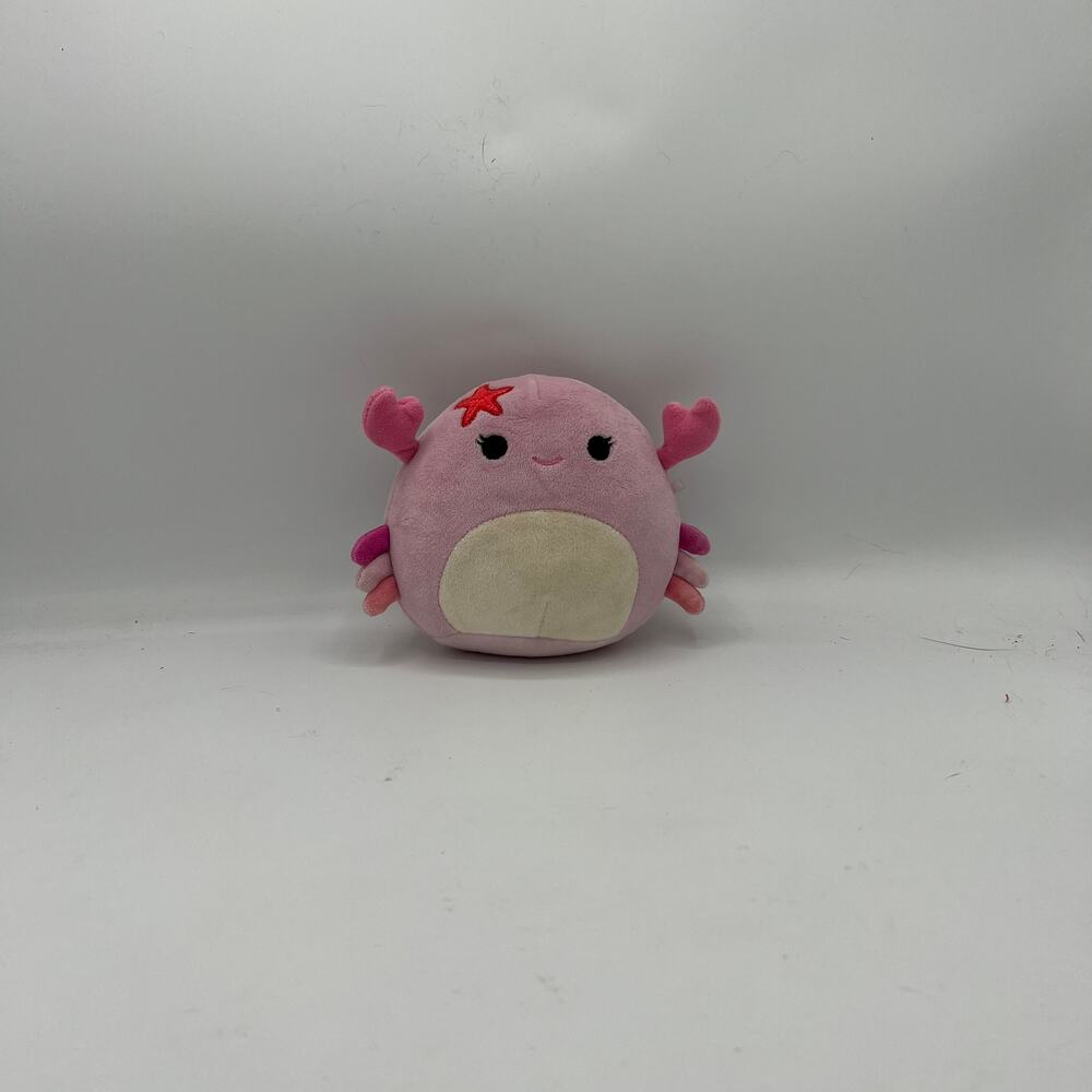 Squishmallow Cailey Pink Crab Plush Stuffed Animal Toy
